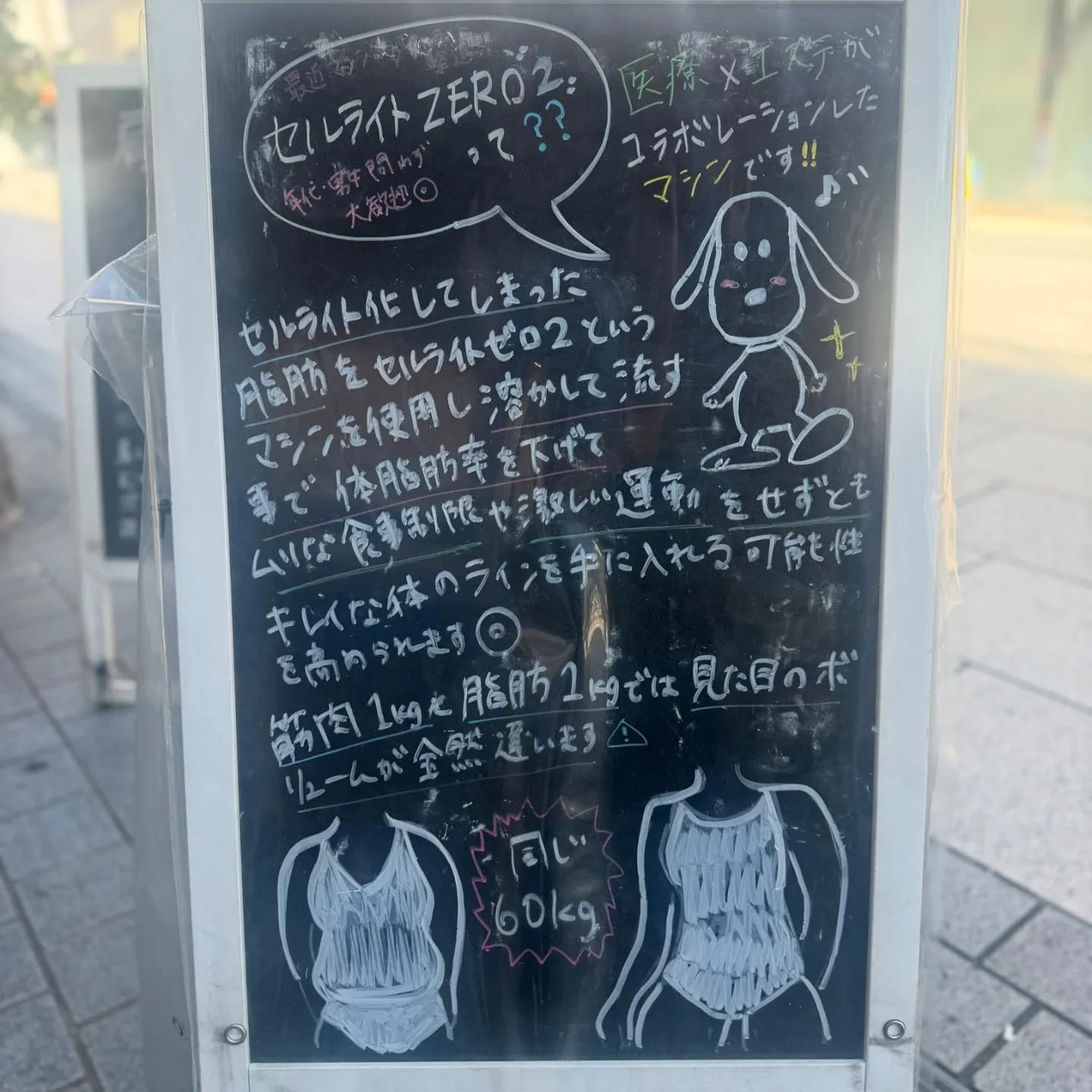 西宮のエステと整骨院「同じ体重60kgでも体脂肪率でこんなに...